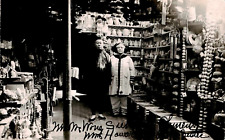 RPPC , CHINESE COUPLE ,STORE INTERIOR , GRANT AVE, SAN FRANCISCO ,CA  FROM RUINS picture