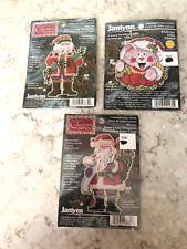 Janlynn Counted Cross Stitch set of 3 , Kitty Chaton, Kris Kringle and Santa... picture