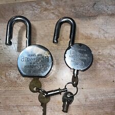 Vintage American Pad Lock Series 600  Hardened with 2 Keys And Series HT15 W/USA picture
