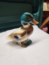 Vintage Royal Copley Standing Porcelain Mallard Duck Figurine  picture