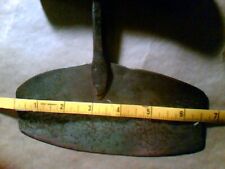 Antique Early Primitive Small Wood Handle Metal Hand Forged Chopper 6.5