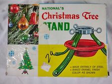 Vintage National's Christmas Tree Stand No. 7W W/Box Pre-Owned **MISSING PART** picture