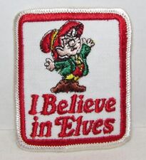 Vintage Keebler I Believe in Elves Cloth Patch picture