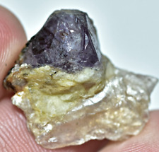 23 CT Natural Purple Spinel Crystal On Mica Matrix from Badakhshan Afghanistan picture