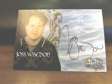 Buffy the Vampire Slayer season 1 Inkworks Joss Whedon A1 signed autograph card picture