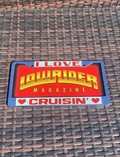 l love Cruisin’ License Plate Frame  Chevrolet Ford    Lowrider Magazine Dealer picture