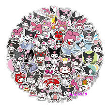 100pcs My Melody & Kuromi Stickers Skateboard Guitar Luggage Computer Cup Decals picture