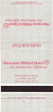 Sheraton Milford Hotel The Distinctive Difference Vintage Matchbook Cover picture