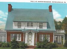 c1930s reynoldsville PA e. w hunter residence house Sayers Pharmacy PENNSYLVANIA picture