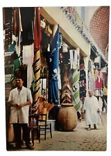 Postcard Tunis Tunisian Souk Et Trouk Vintage Shops Unposted 6x4” Tunisia picture