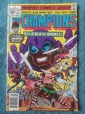 THE CHAMPIONS 15 SEPT 1977 35 CENT VARIANT MARVEL COMICS GROUP HIGH GRADE VF 8.0 picture