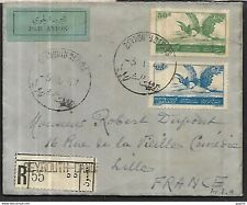 LEBAN (Republic) Recommended Letter of 03 01 1947 from Beirut for Lille picture