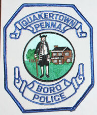 QUAKERTOWN POLICE Pennsylvania PA Penna PD patch with Chief's business card. picture