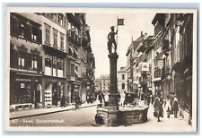 Basel Switzerland Postcard Steinervorstadt 1924 Vintage Posted RPPC Photo picture
