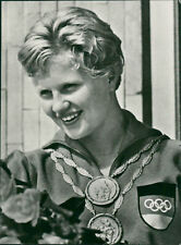 Ingrid Kramer, best swimmer in the German Democ... - Vintage Photograph 2512733 picture