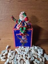  Santa's Magical ToyShop Lord Of Misrule Stocking Hanger 1995 Original Box  picture