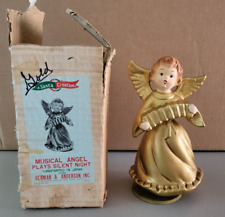 Vintage Musical Christmas Angel by A Santa Creation Japan Plays Silent Night picture
