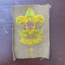 ASSISTANT SCOUTMASTER BOY SCOUT PATCH PATROL LEADER 1920-1937 Type 2 GREEN BADGE picture