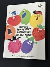 Vintage FUNNY FACE Storybook How Characters Got Names Pillsbury Fruit Bunch 1966 picture
