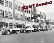 Photograph WWII Chevrolet Victory Promotional Display Trucks 1944c  8x10 picture