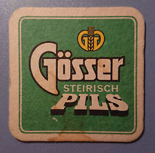 Beer Coasters Beer Felt Gosser Large Price V.Austria August 1977 picture