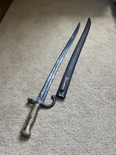 PRE WWI IMPERIAL GERMAN M1866 FRENCH BAYONET UNIT MARKED LANDWEHR picture