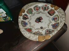 Vintage German Cities Crest Ashtray Ashbach Germany 10.25