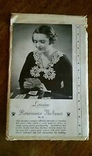 Vintage Women Lace Collar PATTERN/KIT #22 LORRAINE - Union Label - NOS 1933 RARE picture