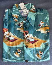 Disney Pixar Studios FROZEN OLAF Reyn Spooner Hawaiian Shirt NWT Size XS picture