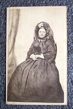 CDV  Photograph Mourning Mary Todd Lincoln Circa 1865 picture
