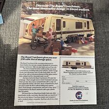 1986 Royal Coachmen Travel Trailer Advertisement RV camper Ad picture