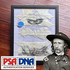 GEORGE CUSTER * PSA * Autograph BRIG. GEN. Promotion Signed by ANDREW JOHNSON picture