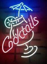 New Cocktails Umbrealla Lime Neon Light Sign 24