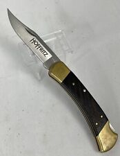 Buck 110 Hoffritz 1987 EXCEEDINGLY SCARCE Vtg Folding Lockback Pocket Knife USA picture