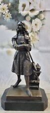 Marvelous solid bronze statue representing Joan of Arc Hot Cast Sculpture Decor picture