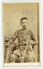 1860 F. CHIT Bangkok SIAM CDV PHOTO, a general court of Mongkut Chakri Rama IV picture