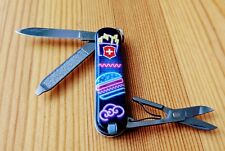 Rare Victorinox 'Burger Bar'  Limited Edition Swiss Army CLASSIC SD 2019 Neon 🍔 picture