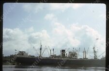sl82 Original slide 1966 Cargo ship in harbor 478a picture