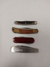 Lot of 4 small pocket knives. One Western Brand & 3 Generic. Good To Fair Cond. picture