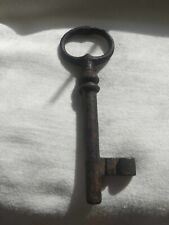 Antique old collectible iron metal key skeleton rust treatment 6 picture