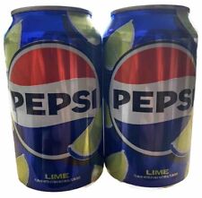 BRAND NEW LIMITED EDITION RARE PEPSI LIME FLAVORED SODA (2 CANS) 12 FL OZ 335 ML picture