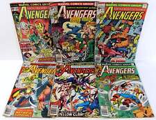 Avengers Lot of 6 #139,155,156,166,204,207 Marvel (1975) 1st Print Comic Books picture