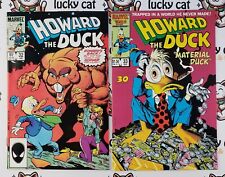 Howard the Duck #32 & #33 Marvel 1986 Variant Error Rare Last Issues Bolland picture