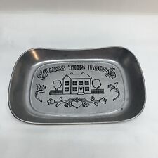Vintage Wilton Armetale Bless This House Bread Tray picture