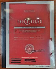 THE X FILES THE OFFICIAL ARCHIVES BOOK FACTORY SEALED picture