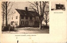 Jonathan Trumbull House & War Office Lebanon Connecticut D.A.R. Postcard 1935 picture