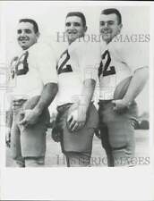 1960 Press Photo University of Pittsburgh players Fred Cox and teammates picture