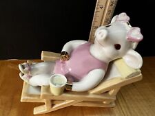 Lenox Stunning Stella By The Pool Pig Figurine picture