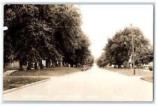 c1940's Residence Street Cars View Perry Iowa IA RPPC Photo Vintage Postcard picture