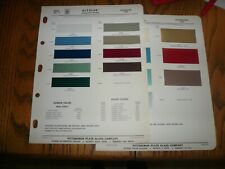 1963 1964 Studebaker Ditzler Color Chip Paint Samples - Two Years picture